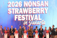 Nonsan Strawberry Festival 2026 Hadir di Gandaria City Perkuat Kolaborasi Jakarta Korea