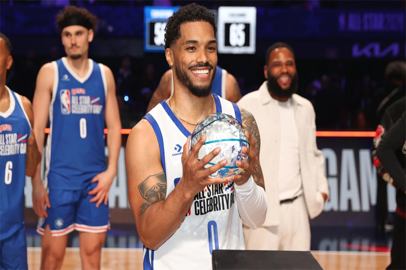 Aksi Memukau Rome Flynn Pimpin Tim Giannis di NBA All-Star Celebrity Game 2026