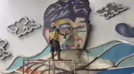 Wajah Ridwan Kamil di Underpass Dewi Sartika Dicopot
