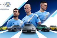 BYD dan Denza Kendaraan Resmi Manchester City
