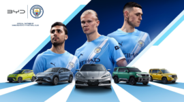 BYD dan Denza Kendaraan Resmi Manchester City