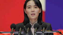 Kim Yo-jong berbicara di Pyongyang, Korea Utara, pada Agustus 2022. Foto: KCNA