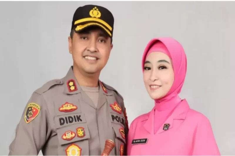 AKBP Didik Putra Kuncoro (DPK) dan Istrinya Miranti Afriana. (Istimewa)