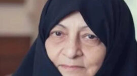 Mansoureh Khojatseh Bagherzadeh, istri almarhum Pemimpin Tertinggi Iran Ali Khamenei. Foto: NST