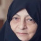 Mansoureh Khojatseh Bagherzadeh, istri almarhum Pemimpin Tertinggi Iran Ali Khamenei. Foto: NST