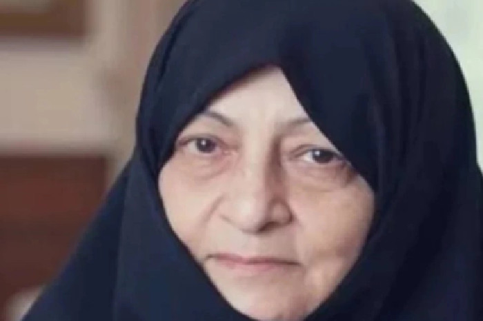 Mansoureh Khojatseh Bagherzadeh, istri almarhum Pemimpin Tertinggi Iran Ali Khamenei. Foto: NST