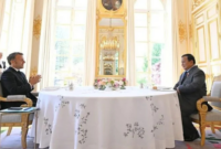 Prabowo Bertemu Macron di Istana Elysee