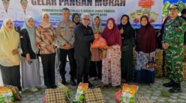 Gerakan Pangan Murah Aceh Besar Diserbu Warga Krueng Barona Jaya Sejak Pagi